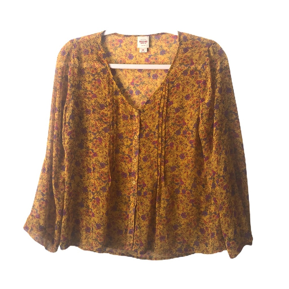 🎉 Final Price Mossimo Supply Co sheer blouse